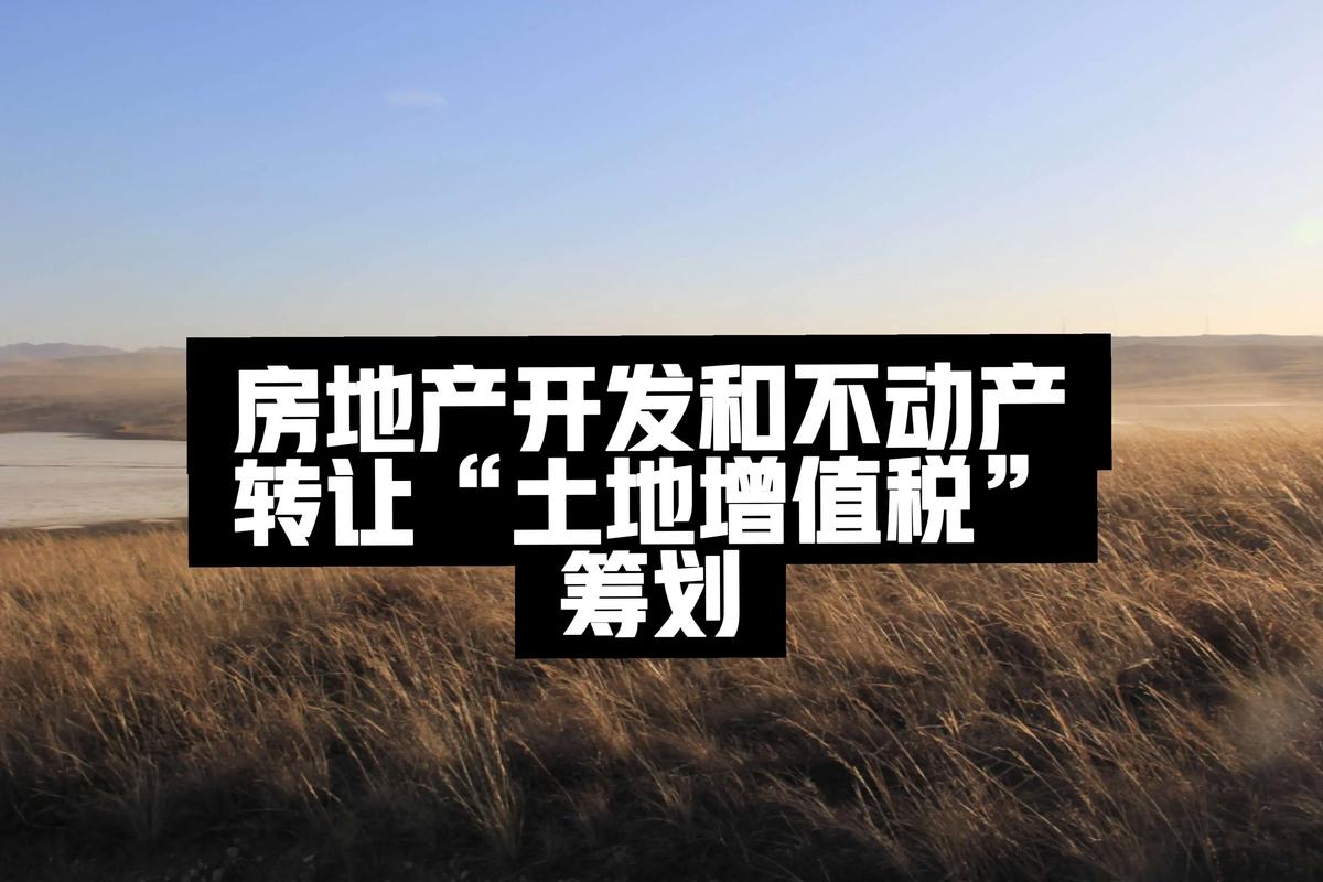 房地产开发不动产转让项目土地增值税实务全解析